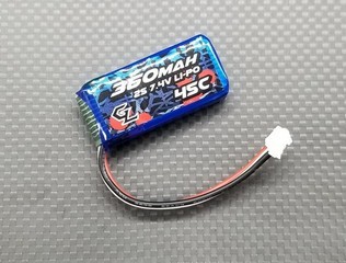 GL Racing 2S 360mAh Lipo battery pack [For GLA, GLR, GL-RIDER]