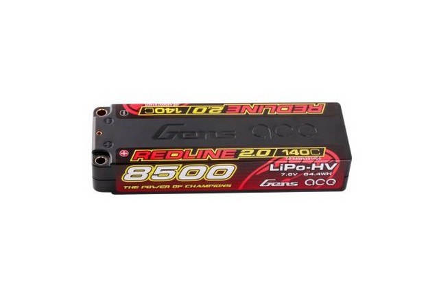 GensAce GEA85002S14D5 - Redline 2.0 2S HV 7.6V-140C-8500 139x47x25mm 302g