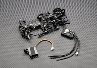 GL Racing GLR-GT 1/28 RWD 90MM Chassis - W/O RX