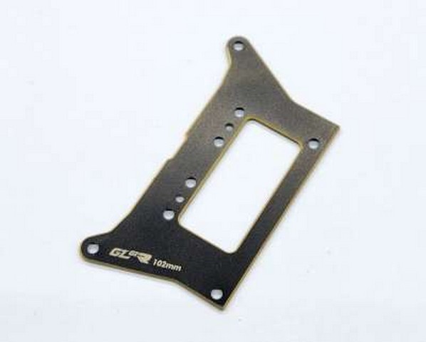 GL Racing GL-GTR-OP-013 - Motor Mount Brass Plate (Rear 102mm)