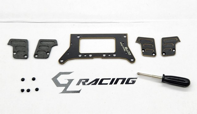 GL Racing GTR-OP-028 - GL-GTR Hybrid motor mount plate set (98 mm)
