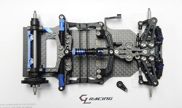 GL Racing GL-GTR 1/27 RWD Chassis (w/o Servo, ESC)