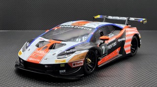 GL Racing 1/28 GL Lamborghini GT3 body-009 (Black/Orange)