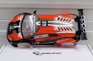GL Racing 1/28 GL Lamborghini GT3 body-010 (Orange)