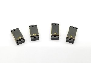 GL Racing GLF-1 Brass Left/Right plates - (3.5gx2pcs & 4.0gx2pcs)