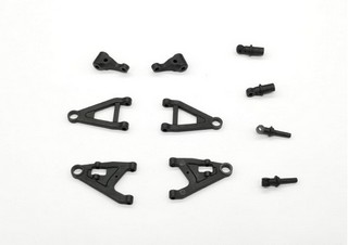 GL Racing GLF-1 Upper Arms,Lower Arms,Steering Knuckle & Front Shock