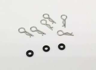 GL Racing GLF-1 Body Clip With Oring Set