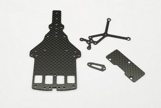 GL Racing GLF-1 Carbon Main Chassis, Upper Desk &Cross Brace