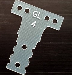 GL Racing G10 fiber glass T-bar for MR-03/MR-04 (Stage 4)