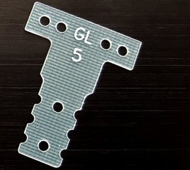 GL Racing G10 fiber glass T-bar for MR-03/MR-04 (Stage 5)