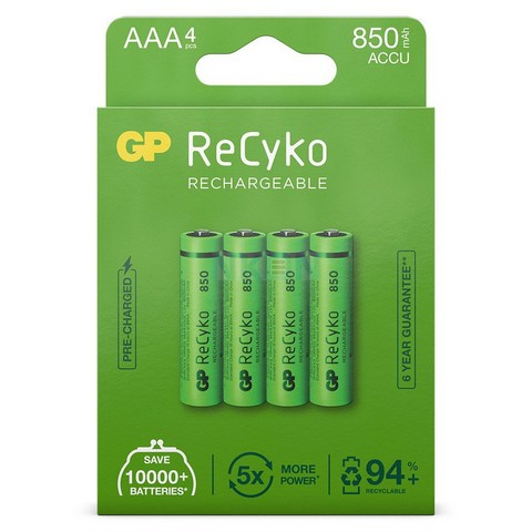 GP 4 AAA GP ReCyko - blister - 850mAh