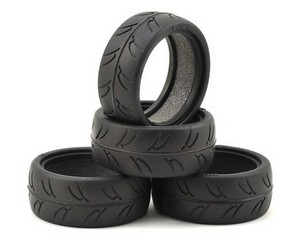 Gravity RC USGT Spec GT Rubber Tires & Inserts (4) - Clicca l'immagine per chiudere