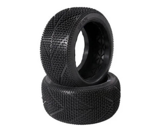Hot Race 001-0631 - PAIR OF BUGGY TYRES VESUVIO MEDIUM