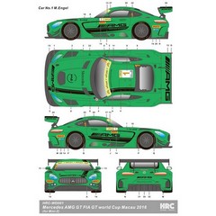 HRC Mercedes AMG GT3 FIA GT World Cup Macau2016 Decals Sets