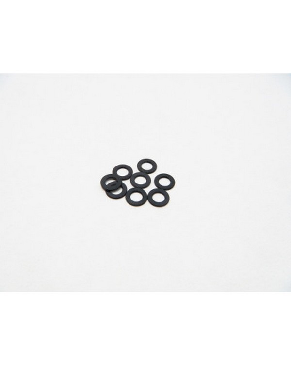 Hiro Seiko HS-48443 - 3mm Alloy Spacer Set - 0.75mm (Red, 8pcs)
