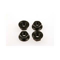 Hiro Seiko HS69597 - Black 4mm Alloy Serrated Wheel Nut