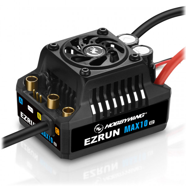 Hobbywing 30102603 - Ezrun MAX10 G2 ESC 140 Amp, 2-4s LiPo, BEC 5A