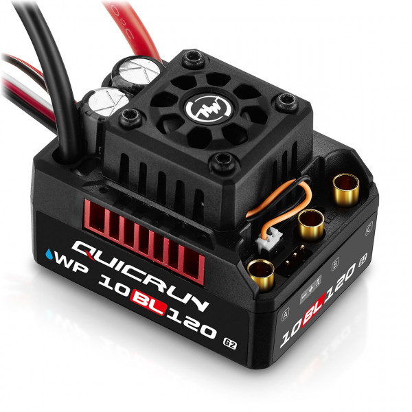 Hobbywing 30107200 - QuicRun WP10BL120 G2 Brushless ESC 120A 2-4s