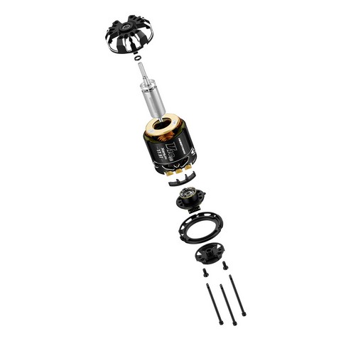 Hobbywing 30401748 - Xerun V10 Brushless Motor G4R (2-3s) 17.5T Sensored for 1:10