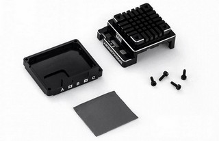 Hobbywing Aluminum Case Set for ESC X120A-V3.1 - Black