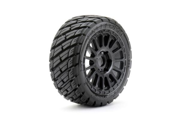 Jetko JK1503RB - Extreme Tyre 1:8 Buggy Rockform Belted on Black Rim (2)