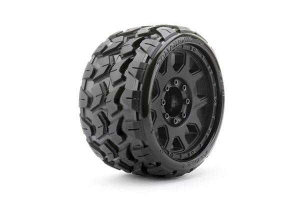 Jetko JK1601CBMAXX - Extreme Tyre for Maxx Low Profile Tomahawk Belted 3.8" Black Rim (2)