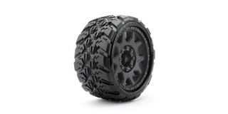 Jetko 1602CBMAXX - Extreme Tyre for Maxx Low Profile King Cobra Belted 3.8"Black Rim (2)