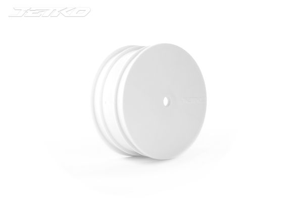 Jetko JK6115WH - Wheels 1:10 Buggy Front Wide White 2WD (2 pcs)
