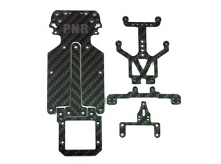 PN Racing Graphite Conversion Kit for Jomurema GT01 Chassis (6pcs)