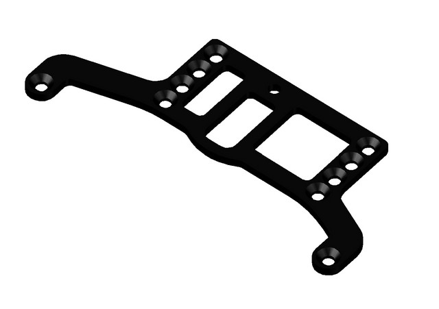 Jomurema JR128-R01 Carbon Tridamper Motor Plate RTR