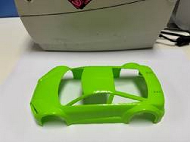 Jomurema 280372 - JR-GT01 Car Body Set - Neon Green