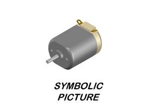 Jomurema JR128-R00 Standard Brushed Motor