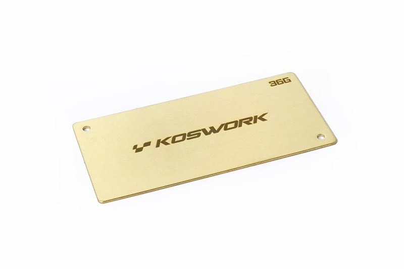 koswork KOS04222 - Shorty Lipo Weight 94x46x1.0mm Koswork - 36g - (1pc)