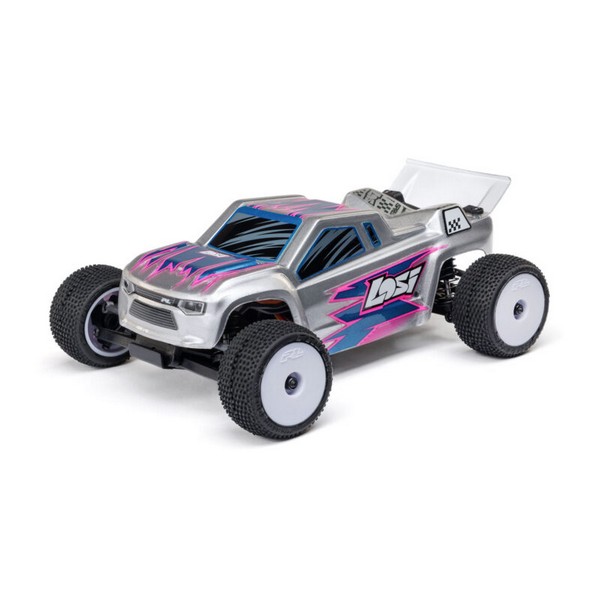 LOSI LOS-1392T2 - 1:28 Micro-T 2WD Truggy RTR Silver