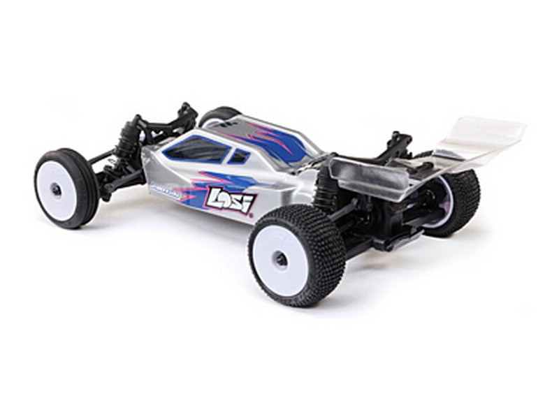 Losi LOS00007T2 - 1/24 Micro-B 2S 2WD RTR Race Buggy Silver