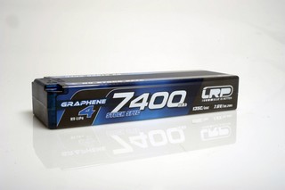 LRP 431276 - HV Stock Spec GRAPHENE-4 7400mAh Hardcase battery - 7.6V LiPo - 135C/65C - 302g