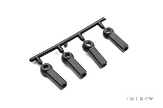 Race OPT Composite Ball Joint 4.9mm - Closed With Hole (4 pcs) - Clicca l'immagine per chiudere