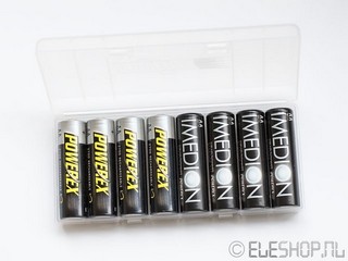 Powerex Storage Box For 8AA or 8AAA Batteries