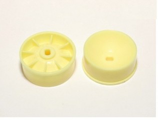 PN Racing MA010 Aero Dish Wheel F+3 Yellow