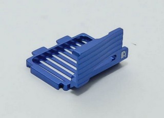 PN Racing Mini-Z AWD Pro Alm Motor Heatsink Cover (Blue)