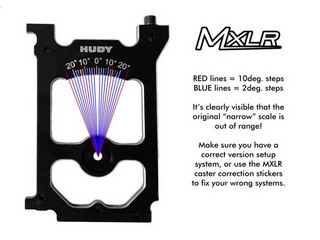 MXLR MAX-07-008 - Setup System Caster correction (for SkyRC / G-Force 1/10 TC System)