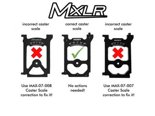 MXLR MAX-07-008 - Setup System Caster correction (for SkyRC / G-Force 1/10 TC System)
