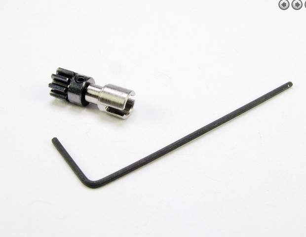 PN Racing Mini-Z Buggy Stainless Steel Center Coupler with 7075 Alm Pinion