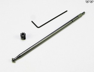 PN Racing Mini-Z Buggy Titanium Center Shaft with Pinion 8T