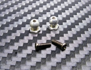 PN Racing Mini-Z Buggy 4.8mm Alm Shock Ball End (2pcs)