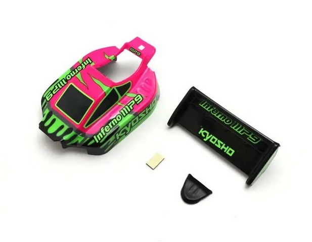 Kyosho MBB03PGR - Carrozzeria Mini-Z Buggy Inferno MP9 TKI3 (Rosa-Verde)