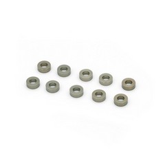 MonacoRC Alu Shim 3X6X2mm - Smoke Grey (10)