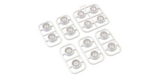 Kyosho Wheels Set Mini-Z AWD Multi Offset - White