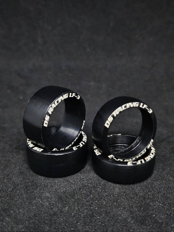 DS Racing MI20L-LF3N - LF3 8.5 Drift Tire Set for 1:28 Mini-Z (4)
