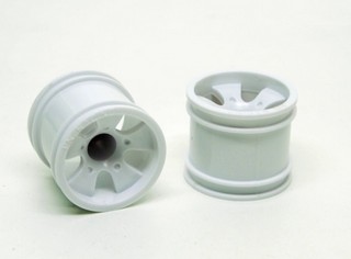 PN Racing Mini-Z Buggy Monster Wheel White (2pcs)